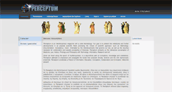 Desktop Screenshot of perceptum.gr