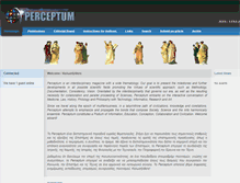 Tablet Screenshot of perceptum.gr